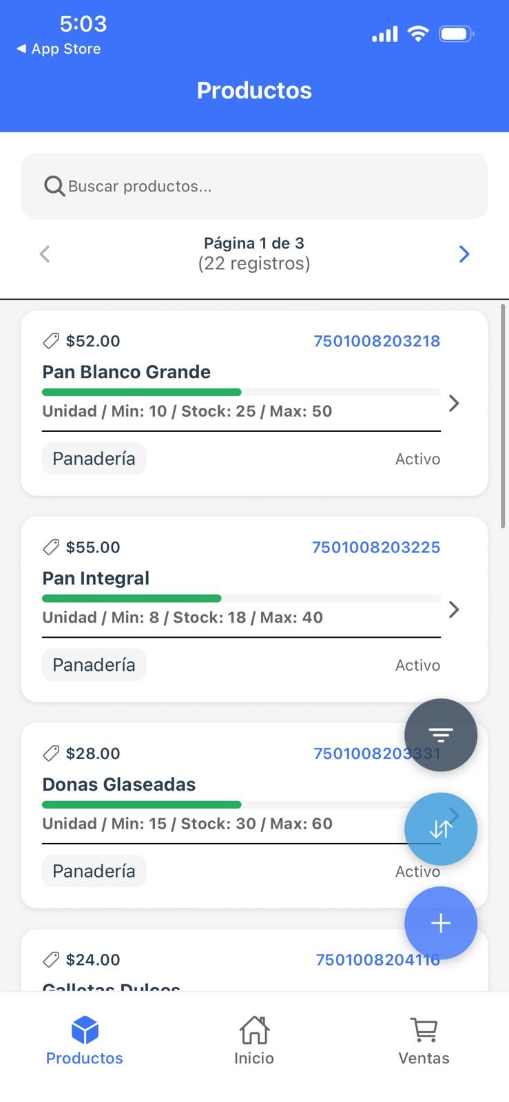 Gestión de Tiendas
