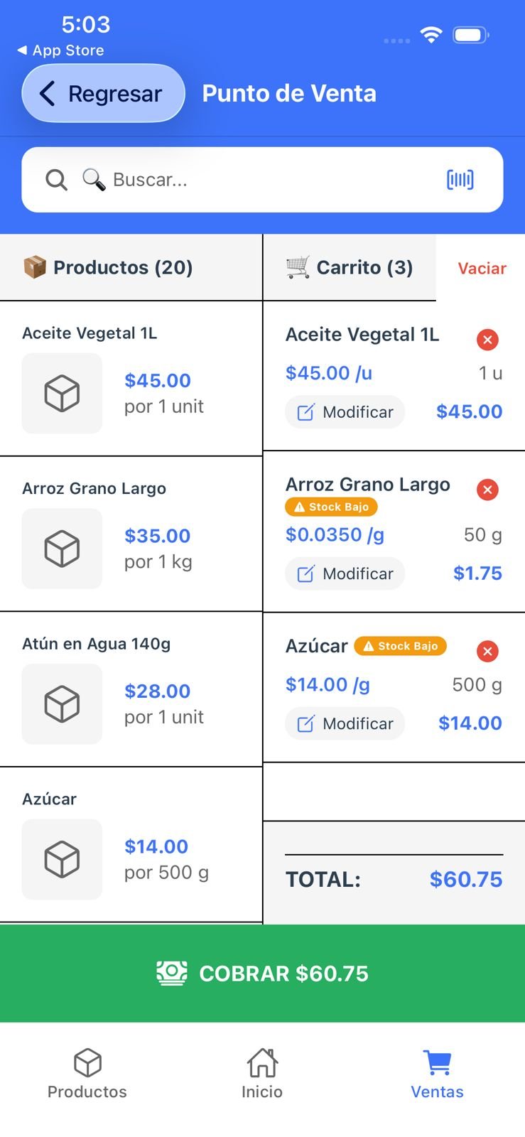 Gestión de Tiendas